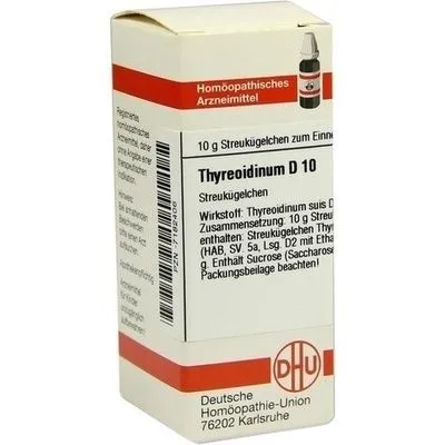 THYREOIDINUM D 10 Globuli 10 g
