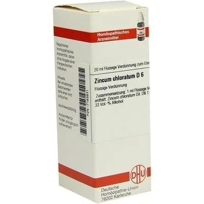 ZINCUM CHLORATUM D 6 Dilution 20 ml