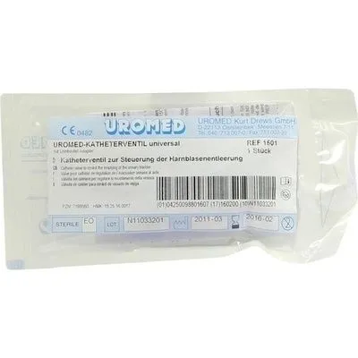 UROMED Katheterventil m.Adapter f.Btl.1501 1 St