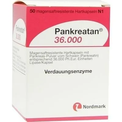 PANKREATAN 36.000 magensaftresistente Hartkapseln 50 St