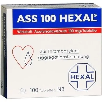 ASS 100 mg HEXAL Tabletten 100 St