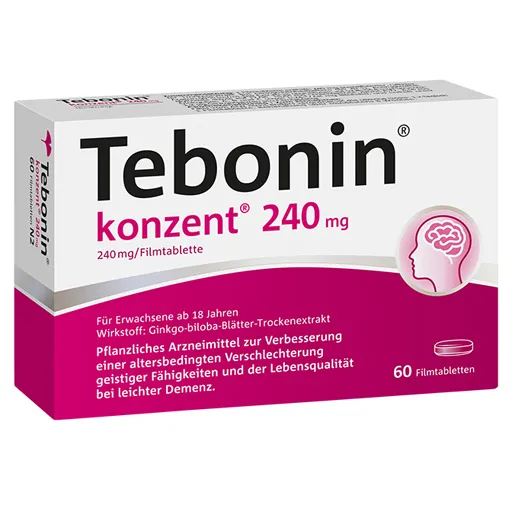 TEBONIN konzent 240 mg Filmtabletten 60 St