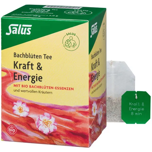 BACHBLÜTEN TEE Kraft & Energie Bio Salus Fbtl. 15 St