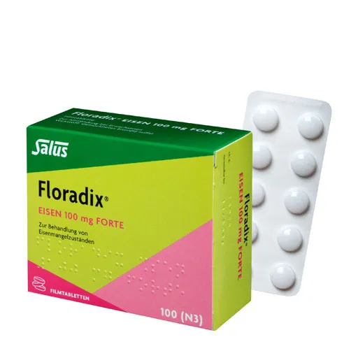 FLORADIX Eisen 100 mg forte Filmtabletten 100 St