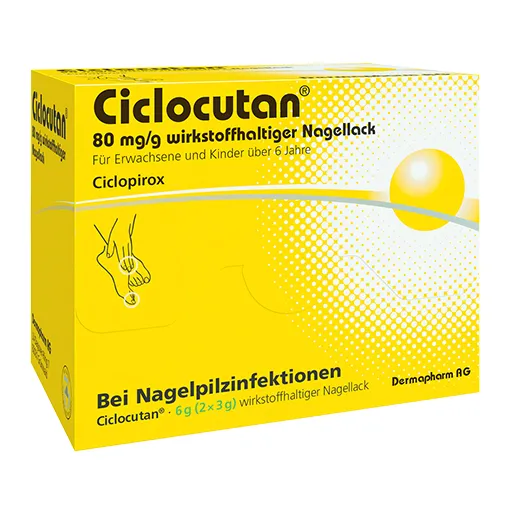 CICLOCUTAN 80 mg/g wirkstoffhaltiger Nagellack 6 g