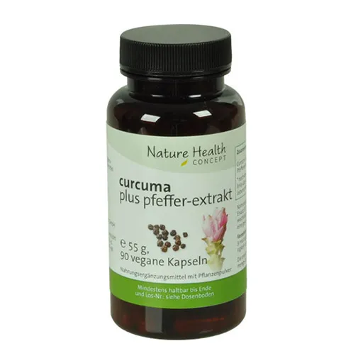 CURCUMA PLUS Pfefferextrakt 90 St