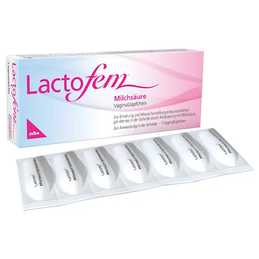 LACTOFEM Milchsäure Vaginalzäpfchen 14 St