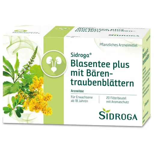 SIDROGA Blasentee plus mit Bärentraubenblättern 20X2.0 g