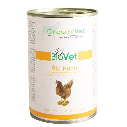ORGANICVET BioVet mit Huhn f.Hunde 400 g