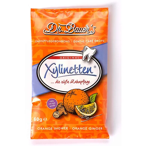 XYLINETTEN Orange Ingwer Bonbons 60 g