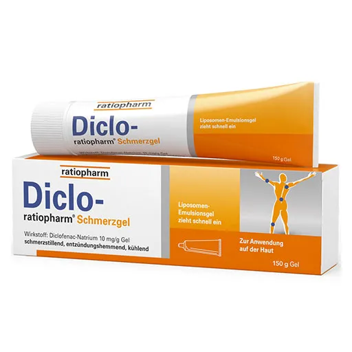 DICLO-RATIOPHARM Schmerzgel 150 g