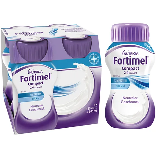 FORTIMEL Compact 2.4 kcal neutral 4X125 ml