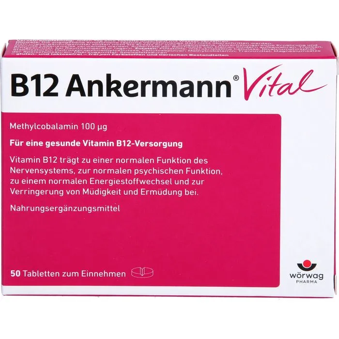 B12 ANKERMANN Vital Tabletten 50 Stück