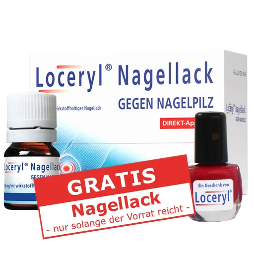 LOCERYL Nagellack gegen Nagelpilz DIREKT-Applikat. 3 ml