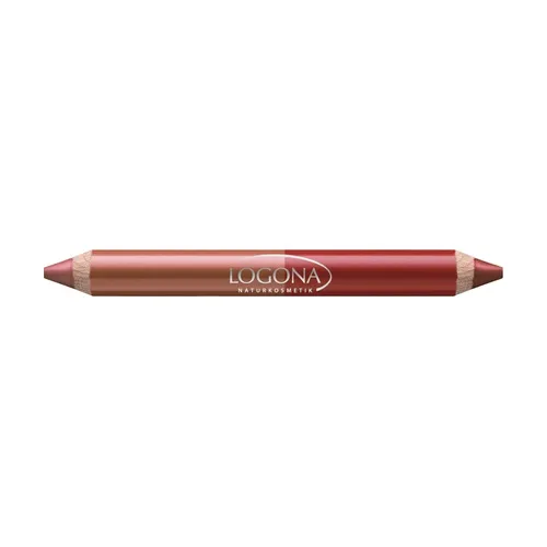 Logona Lippenstift Duo Bleistift Nr. 5 Rubinrot