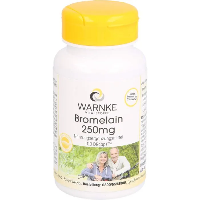 BROMELAIN 250 mg magensaftresistente Kapseln 100 Stück