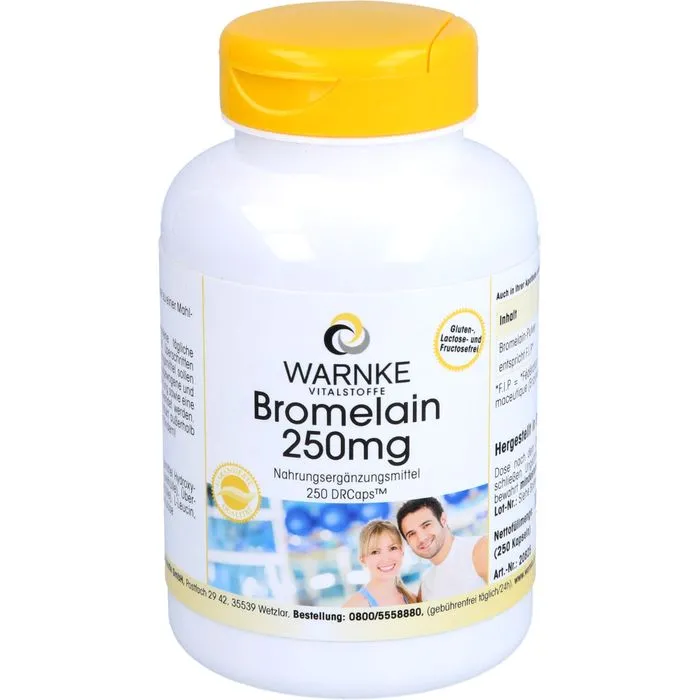 BROMELAIN 250 mg magensaftresistente Kapseln 250 Stück