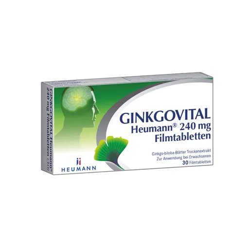 GINKGOVITAL Heumann 240 mg Filmtabletten 30 St