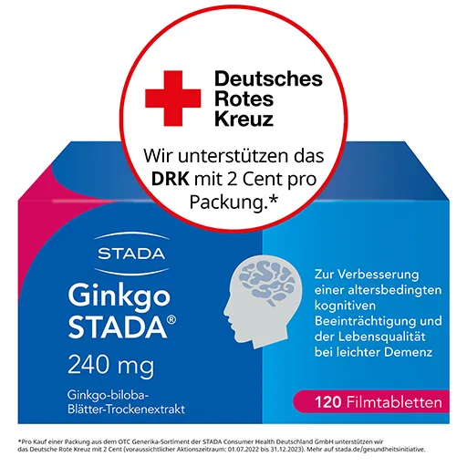 GINKGO STADA 240 mg Filmtabletten 120 St