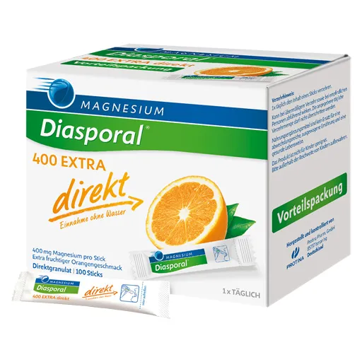 MAGNESIUM DIASPORAL 400 Extra direkt Granulat 100 St