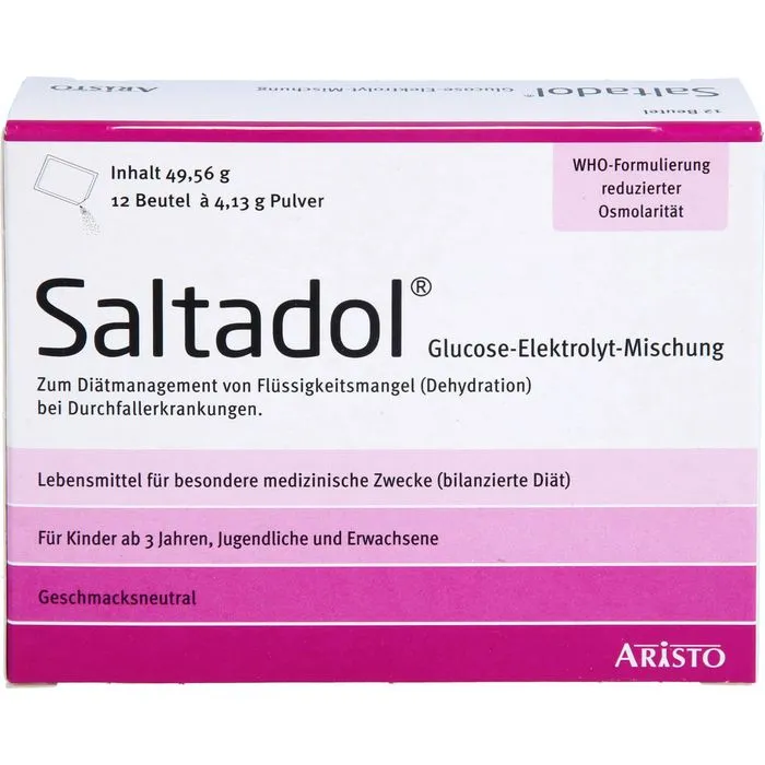 SALTADOL Elektrolyt Plv.z.Her.e.Lsg.z.Einnehmen 12 Stück
