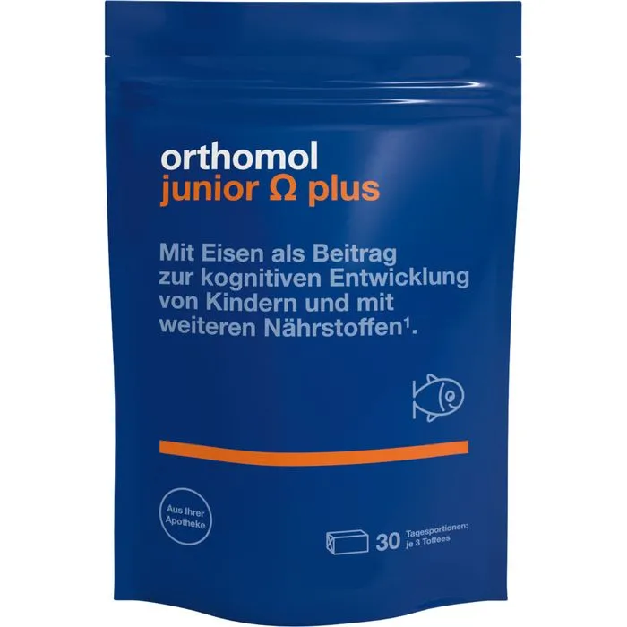 ORTHOMOL Junior Omega plus Kaudragees 90 Stück