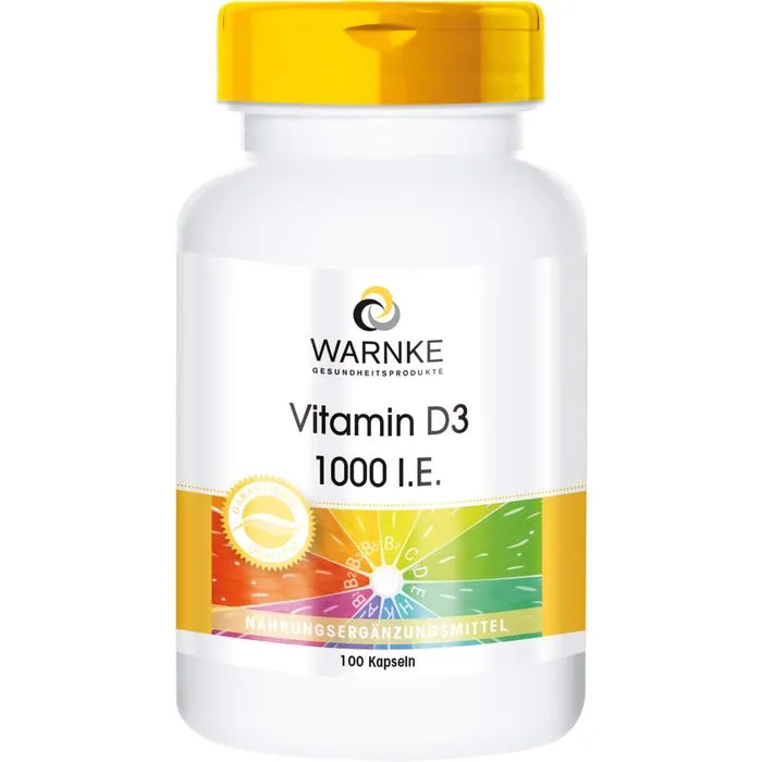 VITAMIN D3 1.000 I.E. Kapseln 100 Stück