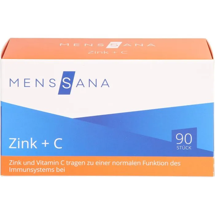 ZINK+C MensSana Lutschtabletten 90 Stück