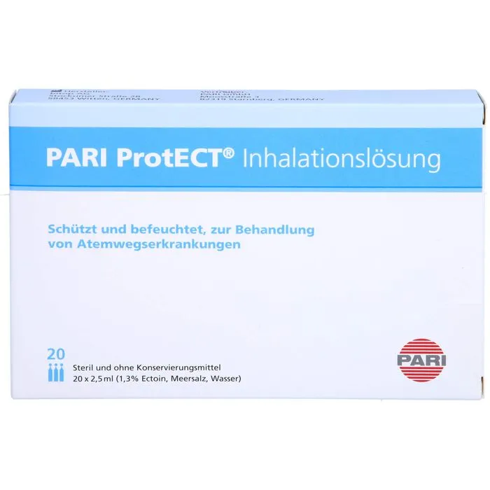 PARI ProtECT Inhalationslösung mit Ectoin Ampullen 20X2.5 ml