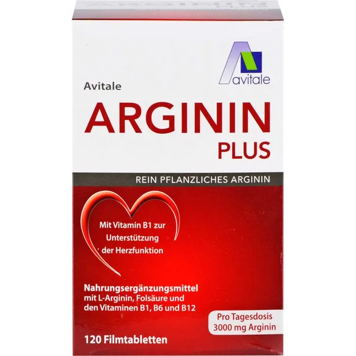 ARGININ PLUS Vitamin B1+B6+B12+Folsäure Filmtabl. 120 Stück