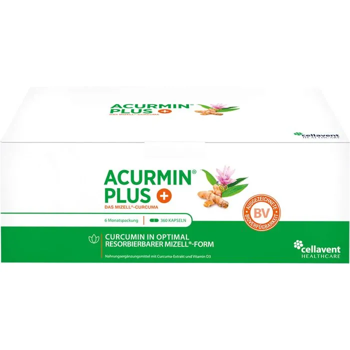 ACURMIN Plus Das Mizell-Curcuma Weichkapseln 360 Stück
