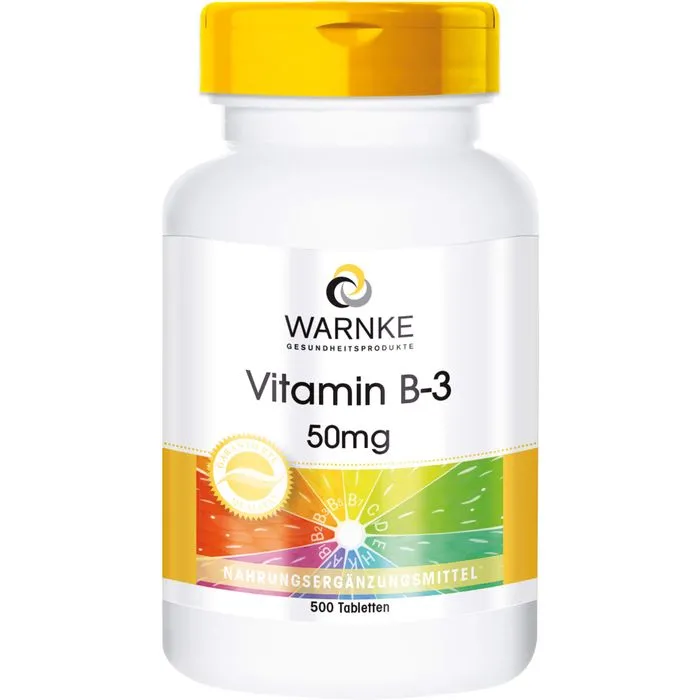 VITAMIN B3 50 mg Tabletten 500 Stück