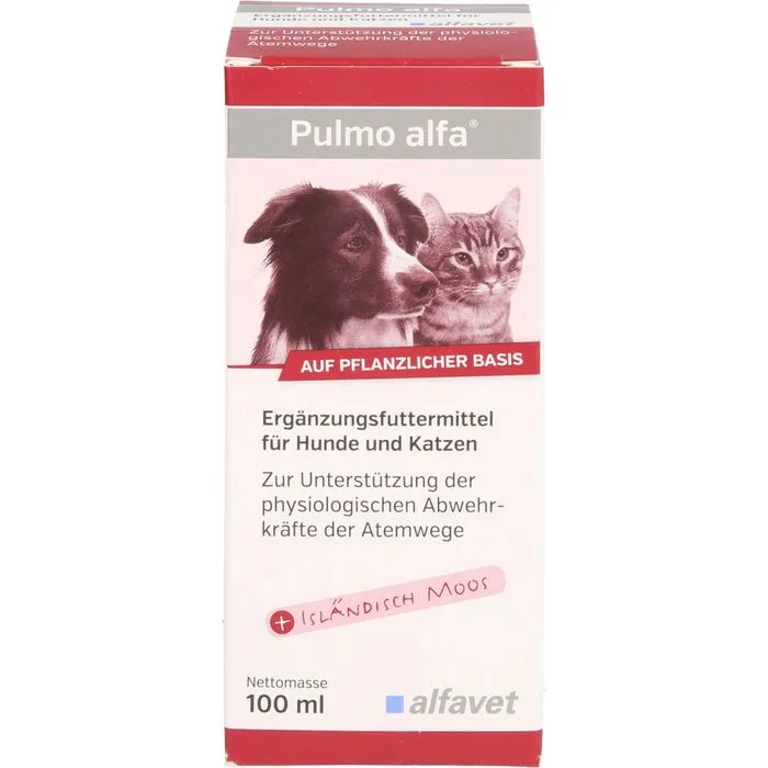 PULMO ALFA Ergänzungsfutterm.flüss.f.Hunde/Katzen 100 ml