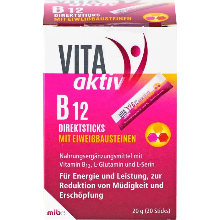 VITA AKTIV B12 Direktsticks mit Eiweißbausteinen 20 Stück
