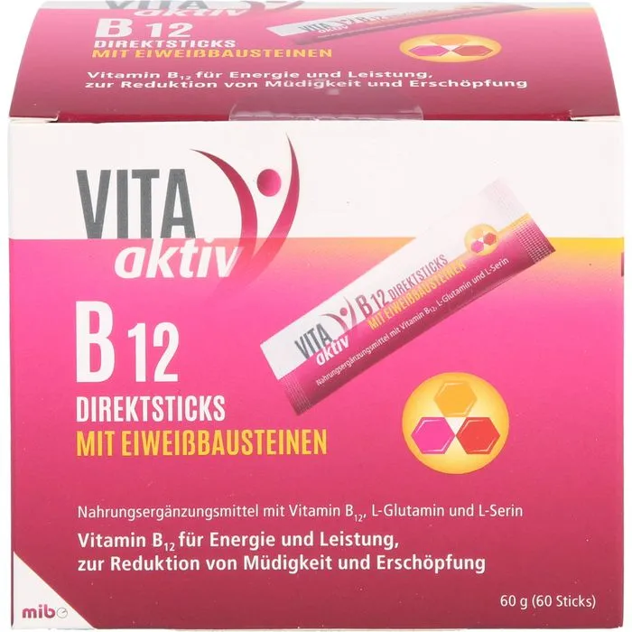 VITA AKTIV B12 Direktsticks mit Eiweißbausteinen 60 Stück