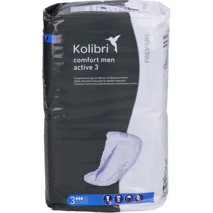 KOLIBRI comfort premium men active 3 Einlagen Mann 14 St