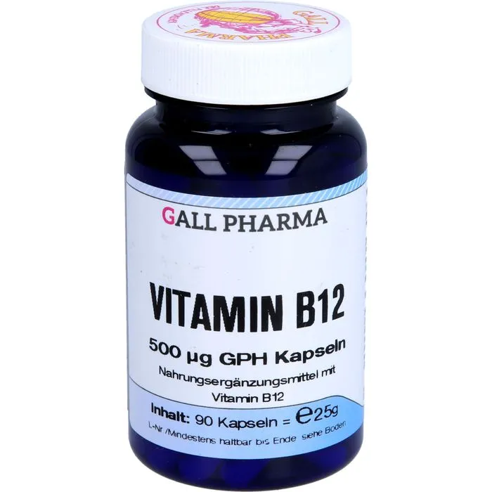 VITAMIN B12 500 μg GPH Kapseln 90 Stück