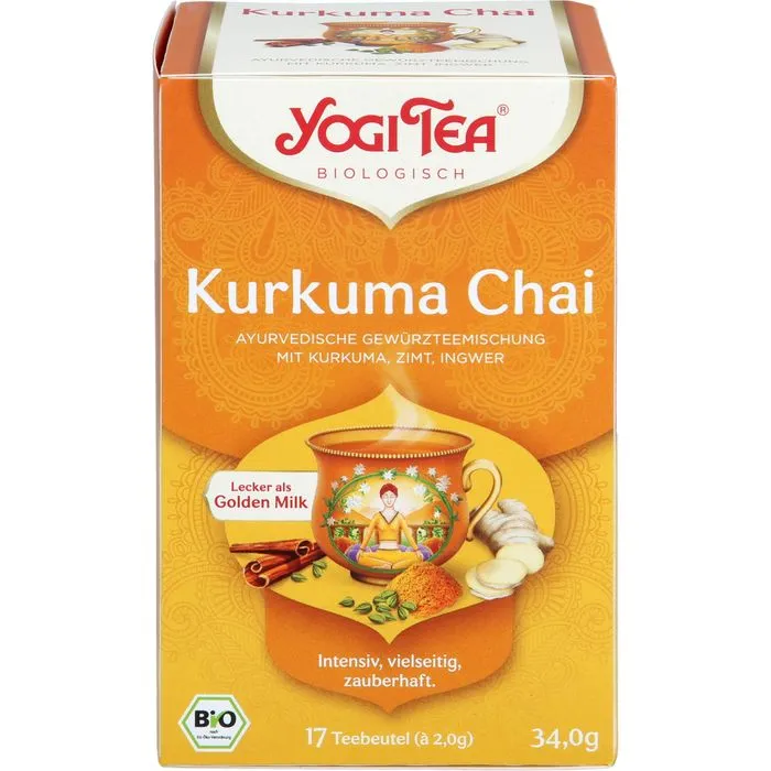 YOGI TEA Kurkuma Chai Bio Filterbeutel 17 Stück