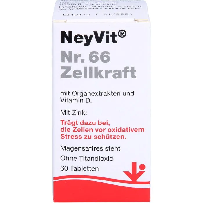 NEYVIT Nr.66 Zellkraft magensaftres.Tabletten 60 Stück