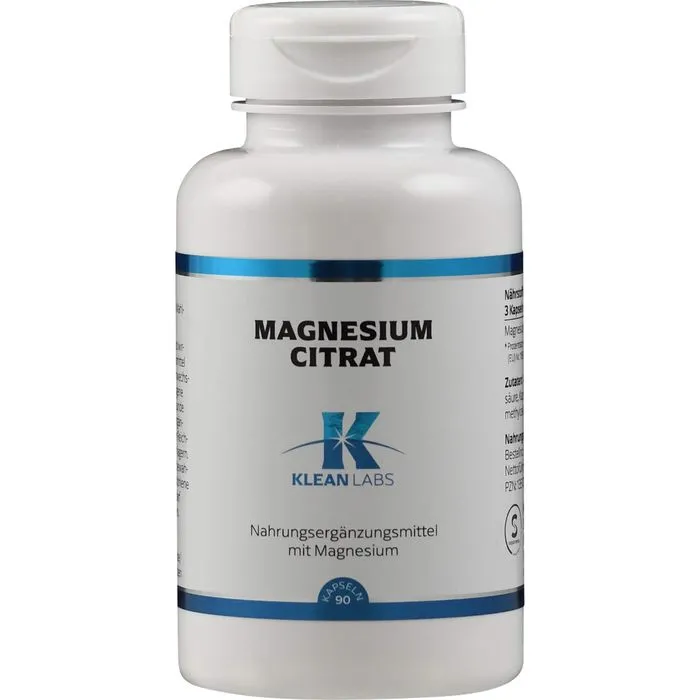 MAGNESIUM CITRAT KLEAN LABS Kapseln 90 Stück