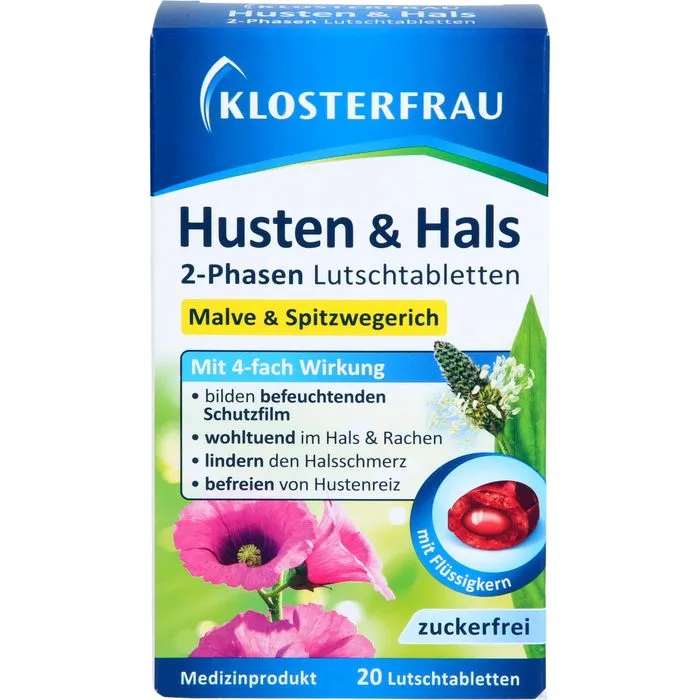 KLOSTERFRAU Husten & Hals Lutschtabletten 20 St