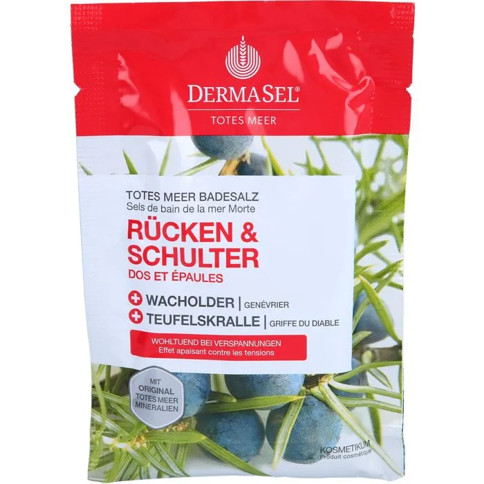 DERMASEL Totes Meer Badesalz Rücken & Schulter 80 g