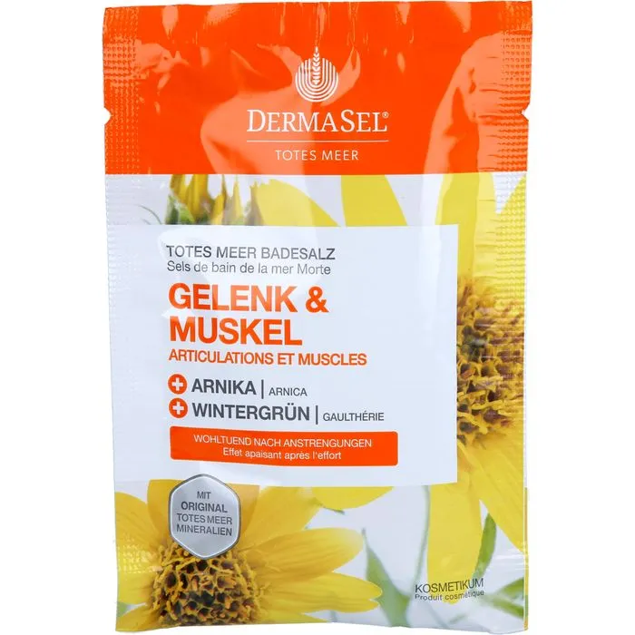 DERMASEL Totes Meer Badesalz Gelenk & Muskel 80 g