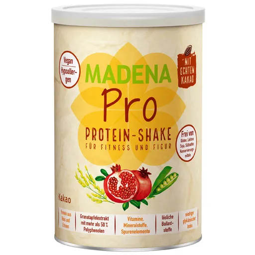 MADENA Pro Protein-Shake Kakao vegan Pulver 500 g