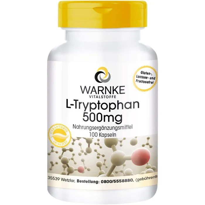 L-TRYPTOPHAN 500 mg Kapseln 100 Stück