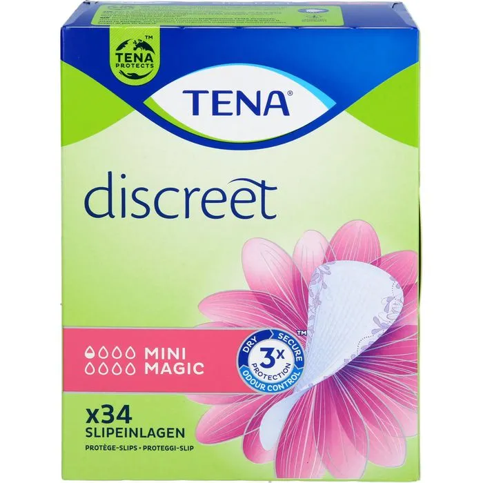TENA DISCREET Inkontinenz Slipeinl.mini magic 34 St