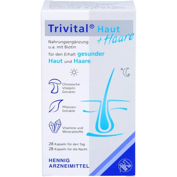 TRIVITAL Haut+Haare Kapseln 56 Stück