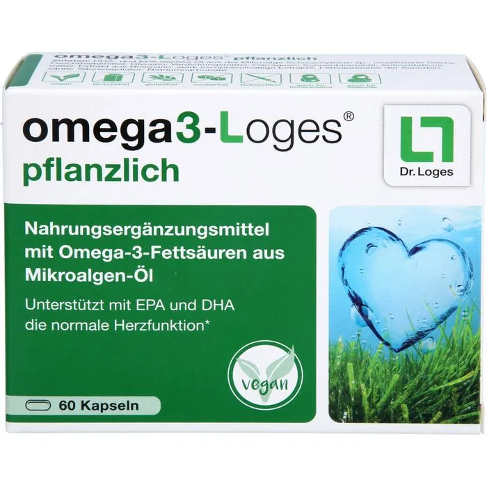 OMEGA3-LOGES pflanzlich Kapseln 60 Stück