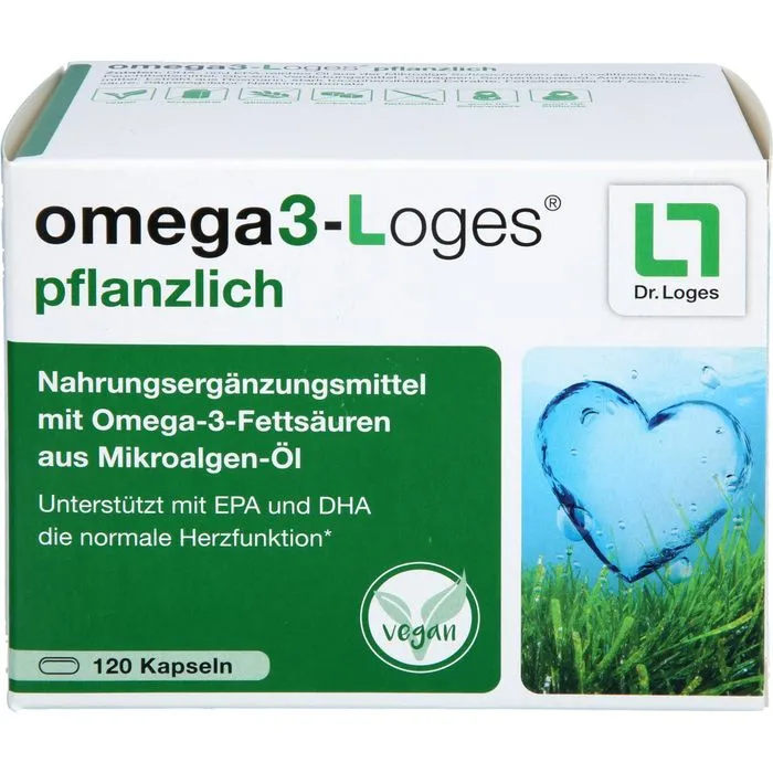 OMEGA3-LOGES pflanzlich Kapseln 120 Stück