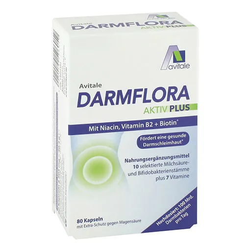 DARMFLORA Aktiv Plus 100 Mrd.Bakterien+7 Vitamine 80 St